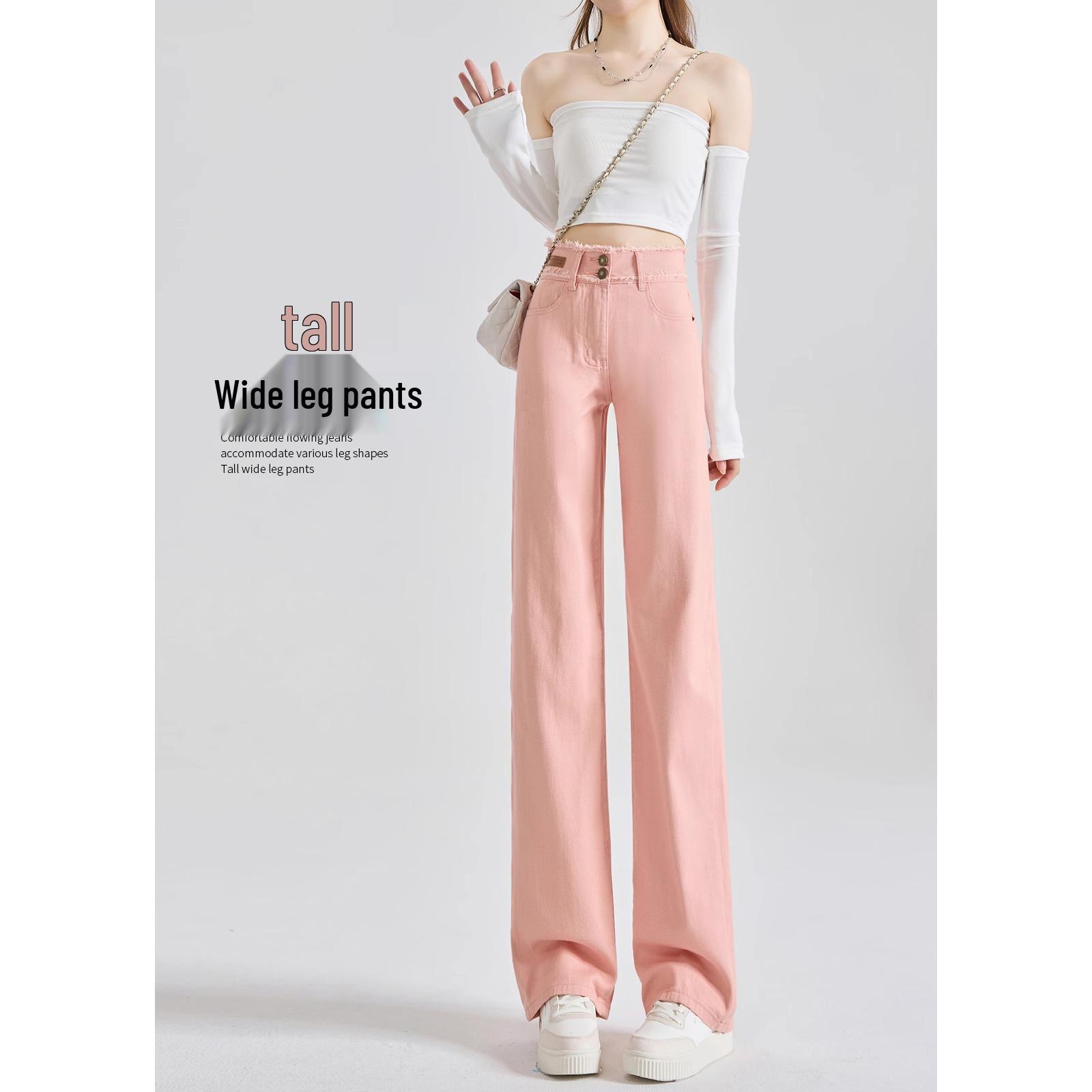 Extra-Long Wide-Leg Jeans for Tall Women: 2025 Early Spring New Style, Loose Narrow Fit, Super Long Straight-Leg 29, Weight 116-125 lbs
Extra-Long Wide-Leg Jeans for Tall Women: 2025 Early Spring New Style, Loose Narrow Fit, Super Long Straight-Leg 29, Weight 116-125 lbs