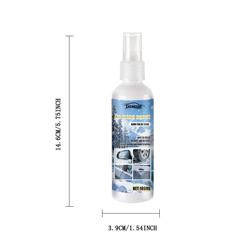 Snow and Ice Remover Cleaner, Anti-Icing Car Window Frost Remover, Refrigerator Window Anti-Frost Winter Accessory, Snow and Ice Melting Spray, Fa
Snow and Ice Remover Cleaner, Anti-Icing Car Window Frost Remover, Refrigerator Window Anti-Frost Winter Accessory, Snow and Ice Melting Spray, Fa
