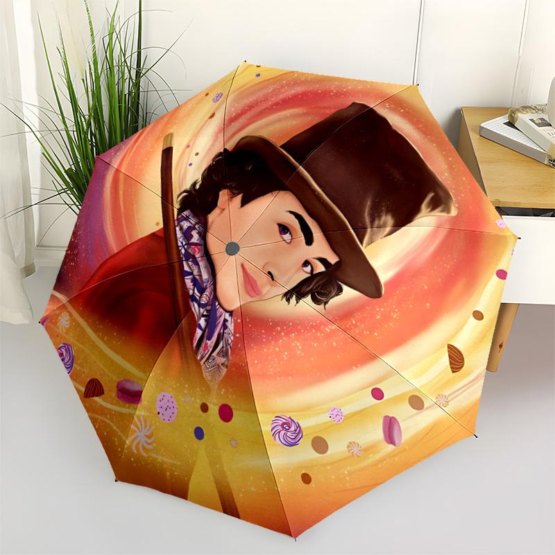 1pc Chocolate Factory Automatic Folding Umbrella - Sturdy 8-Rib Polyester Canopy,Sun-Defying Travel Companion yy251023178
1pc Chocolate Factory Automatic Folding Umbrella - Sturdy 8-Rib Polyester Canopy,Sun-Defying Travel Companion yy251023178