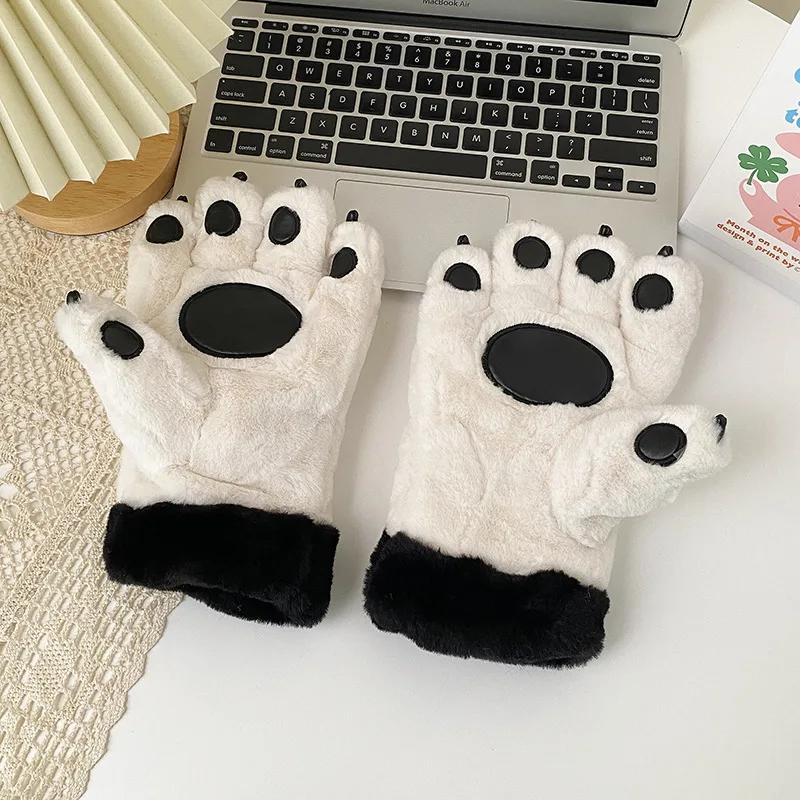 Little Bear Paw Fluffy Gloves Winter Girls To Keep Warm Fleece and Thickened Bear Paws Outdoor Bicycling Cute Cartoon Gloves New чёрный
Little Bear Paw Fluffy Gloves Winter Girls To Keep Warm Fleece and Thickened Bear Paws Outdoor Bicycling Cute Cartoon Gloves New чёрный