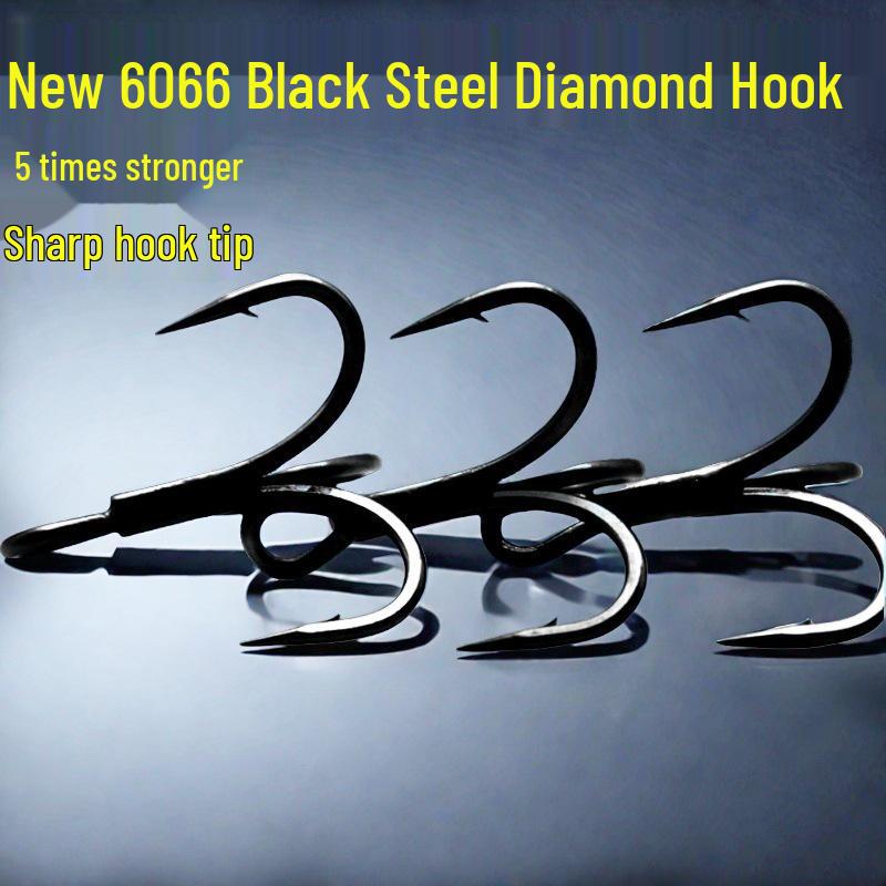 Black Nickel Coated Rustproof Treble Hooks: High-Strength, Thickened Barbed Hooks for Fishing Size 10 чёрный
Black Nickel Coated Rustproof Treble Hooks: High-Strength, Thickened Barbed Hooks for Fishing Size 10 чёрный