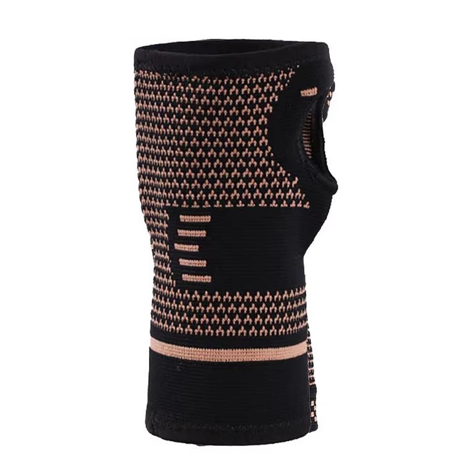 Getinfit 1Pcs Breathable Wrist Support Copper Contained Nylon Knit Wrist Support Elastic Compression Sports Palm Support Unisex S
Getinfit 1Pcs Breathable Wrist Support Copper Contained Nylon Knit Wrist Support Elastic Compression Sports Palm Support Unisex S