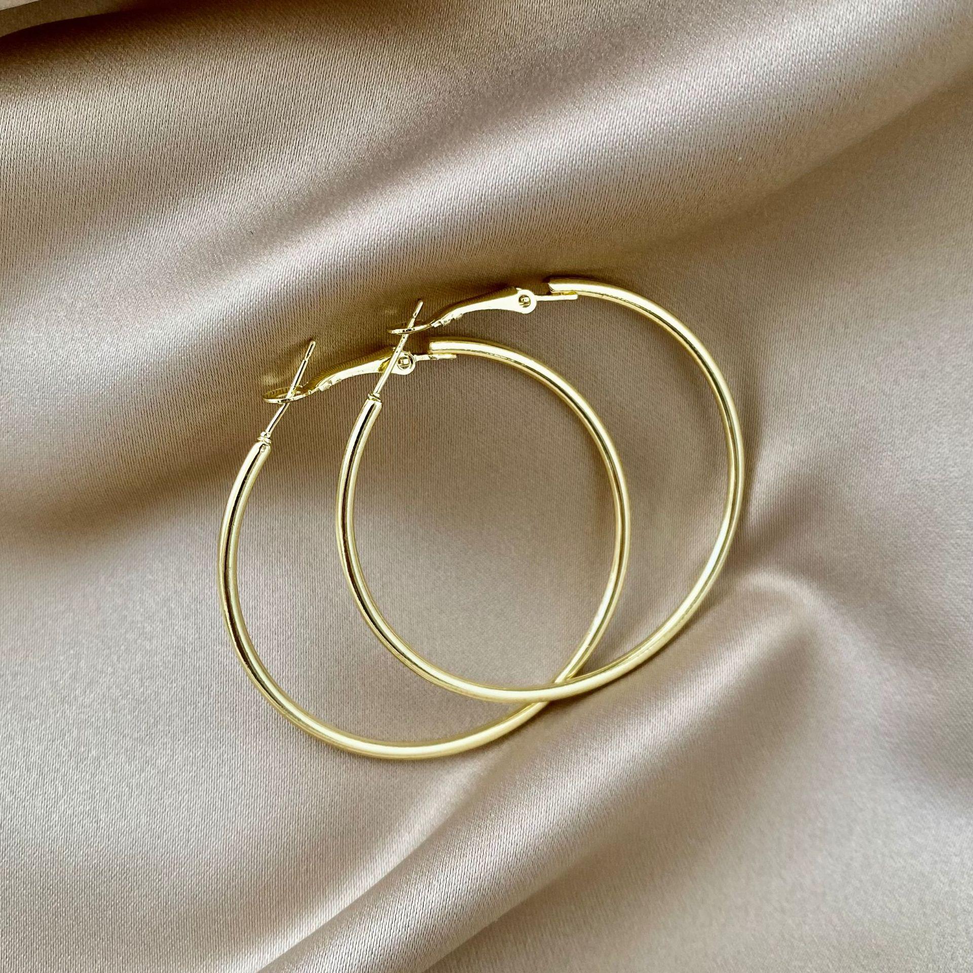 925 Silver Halo Hoop Earrings, European & American Style, Trendy Fashion Statement, Versatile Ear Jewelry
925 Silver Halo Hoop Earrings, European & American Style, Trendy Fashion Statement, Versatile Ear Jewelry