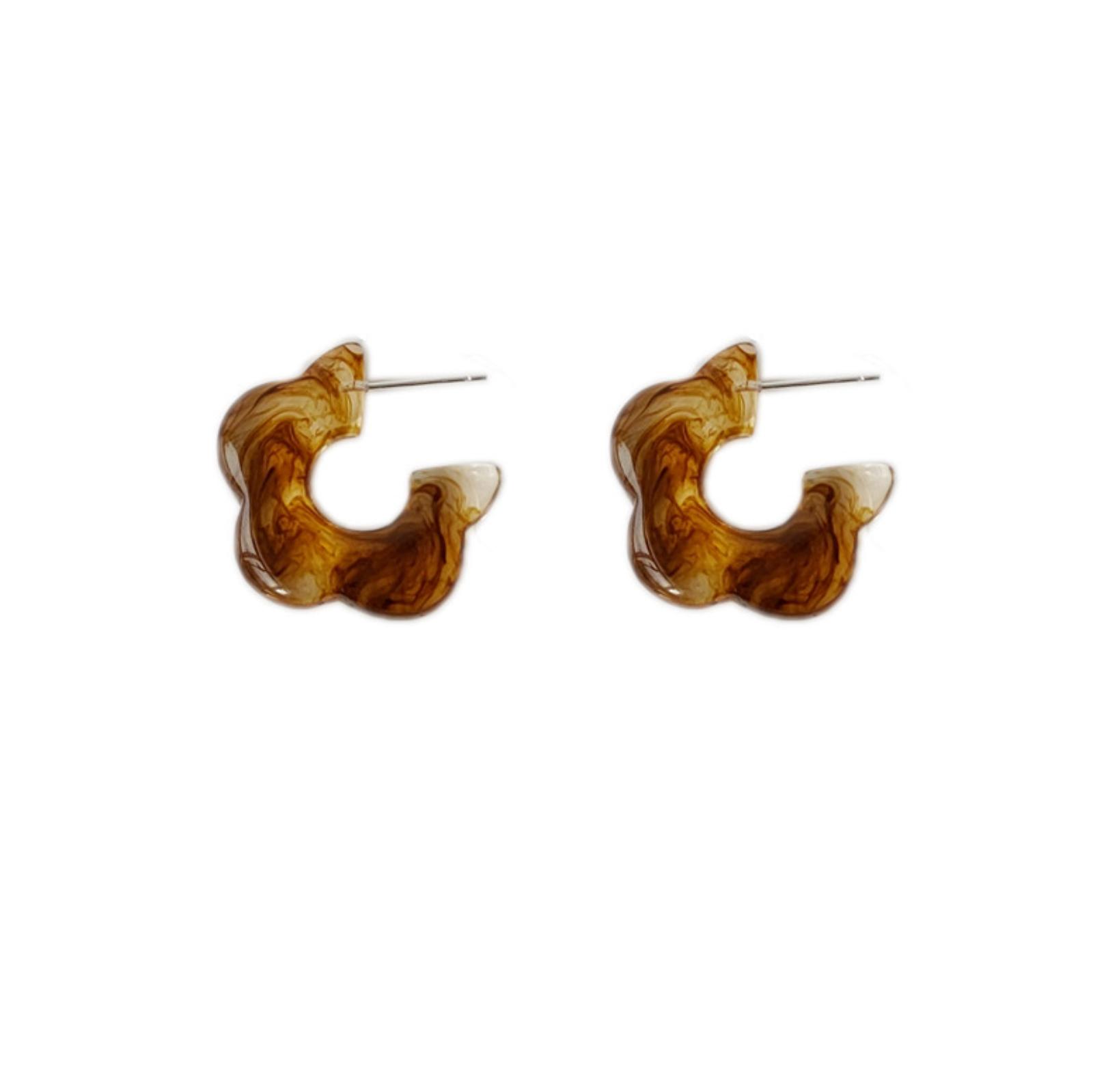 Hoop Earrings Resin Material Lightweight Comfortable Post Back Closure Suitable for Daily Wear and Special Occasions Fashion Jewelry
Hoop Earrings Resin Material Lightweight Comfortable Post Back Closure Suitable for Daily Wear and Special Occasions Fashion Jewelry