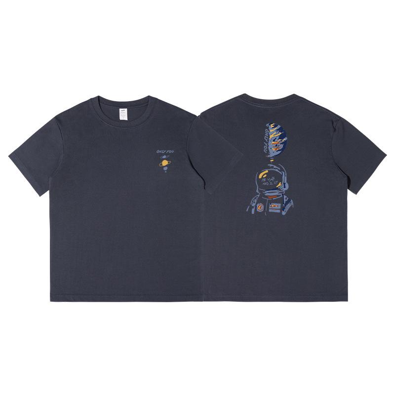 Мужской и женский корейский повседневный топ с коротким рукавом и принтом L (60-70 kg)
Мужской и женский корейский повседневный топ с коротким рукавом и принтом L (60-70 kg)