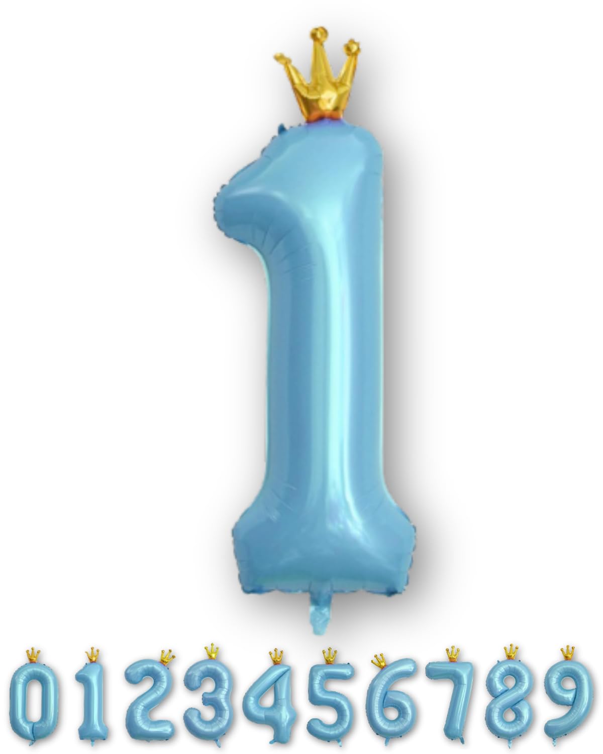 La Kissa Balloon Number Birthday Decoration Balloon Crown 40-inch Large Number Balloon Straw 90cm Anniversary Blue Crown 1
La Kissa Balloon Number Birthday Decoration Balloon Crown 40-inch Large Number Balloon Straw 90cm Anniversary Blue Crown 1