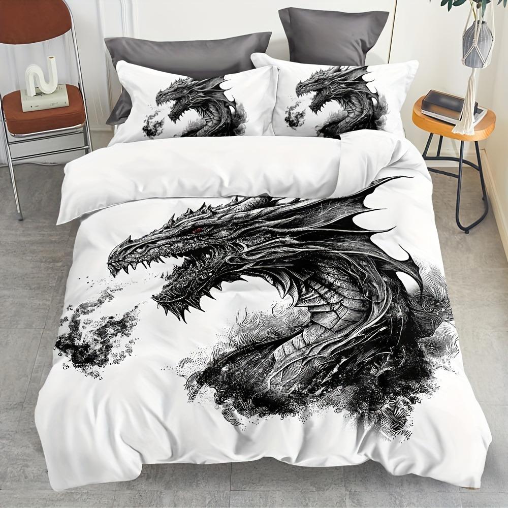 Mystical Dragon Duvet Cover Set Soft Comfortable Duvet Cover For Bedroom Guest Room Bedding Set 90X200cm
Mystical Dragon Duvet Cover Set Soft Comfortable Duvet Cover For Bedroom Guest Room Bedding Set 90X200cm