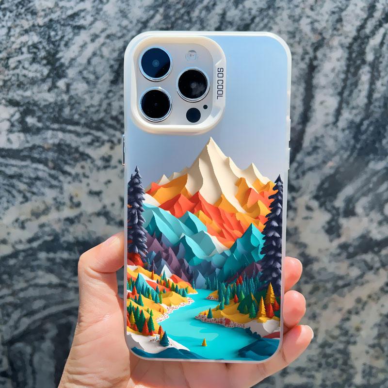 2D Printing Landscape Phone case For iPhone 13 12 Mini 11 Pro Max 15 14 16 Pro Max Plus Creative Mountain Shockproof Laser Cover iphone 13Mini
2D Printing Landscape Phone case For iPhone 13 12 Mini 11 Pro Max 15 14 16 Pro Max Plus Creative Mountain Shockproof Laser Cover iphone 13Mini
