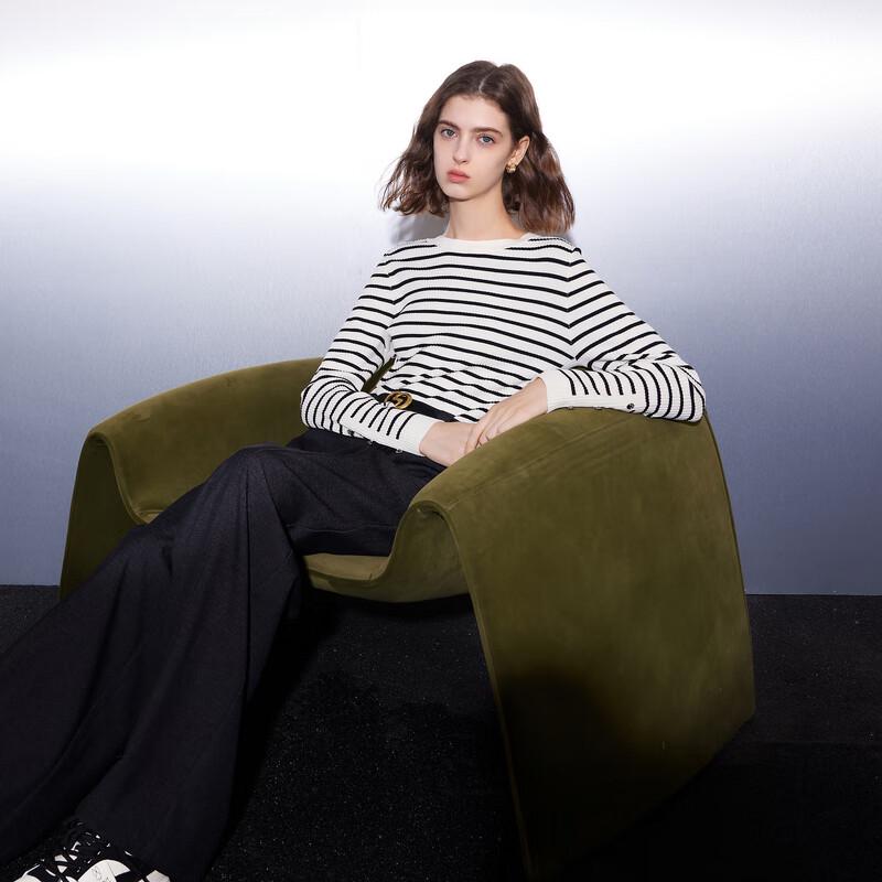 Sancai Women s 2025 Autumn Striped Slim-Fit Knit Sweater XL
Sancai Women s 2025 Autumn Striped Slim-Fit Knit Sweater XL