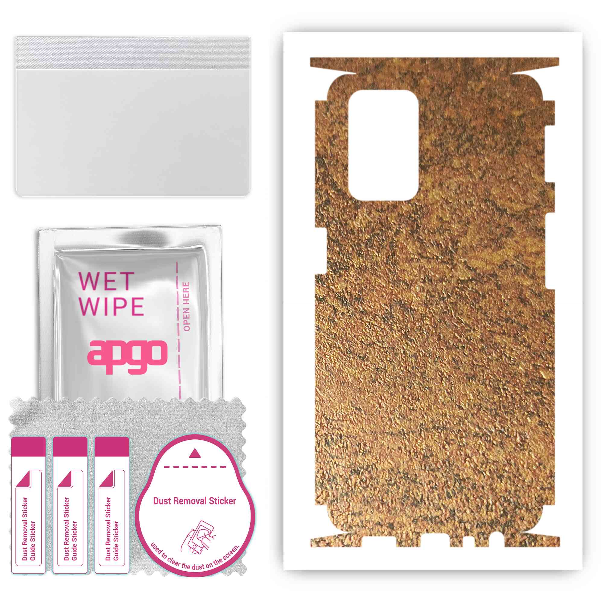 Apgo Protective Skin Sticker для тильної сторони, сумісної з Oppo A54 (2021 рік), Повна плівка, фольга, вініл – іржава мідь з візерунком
Apgo Protective Skin Sticker для тильної сторони, сумісної з Oppo A54 (2021 рік), Повна плівка, фольга, вініл – іржава мідь з візерунком