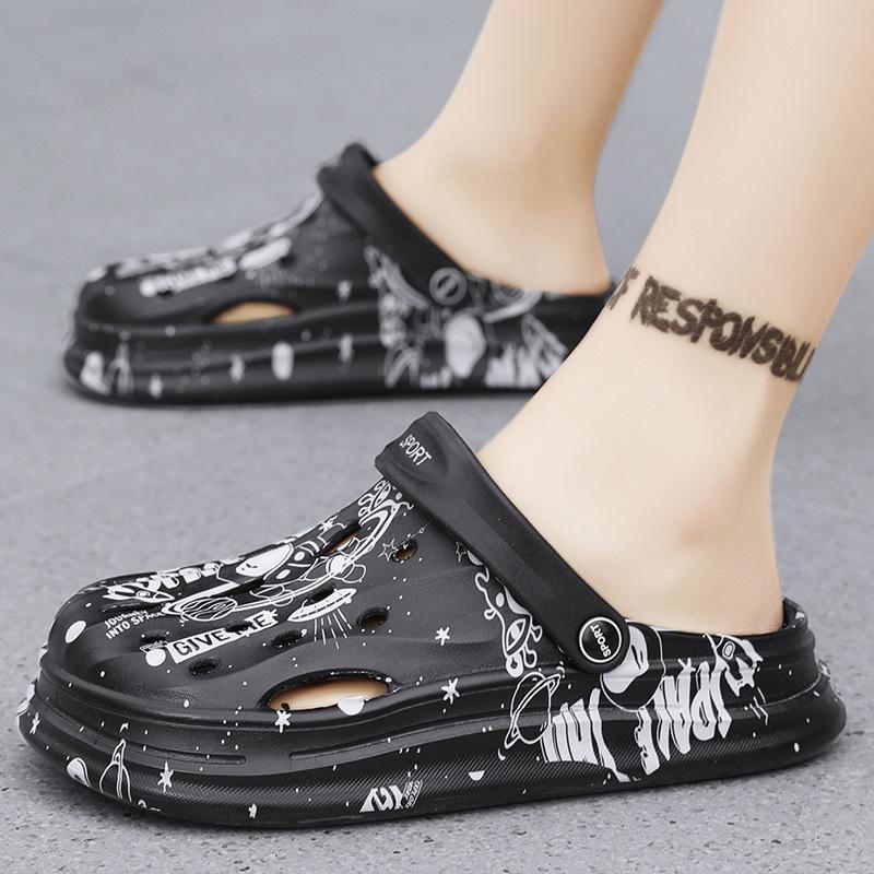Hole Shoes Men S Outdoor Sports Bag Head Slippers Non-Slip Doctor Operating Room Half-Drag Sandals 36/37 чорний
Hole Shoes Men S Outdoor Sports Bag Head Slippers Non-Slip Doctor Operating Room Half-Drag Sandals 36/37 чорний
