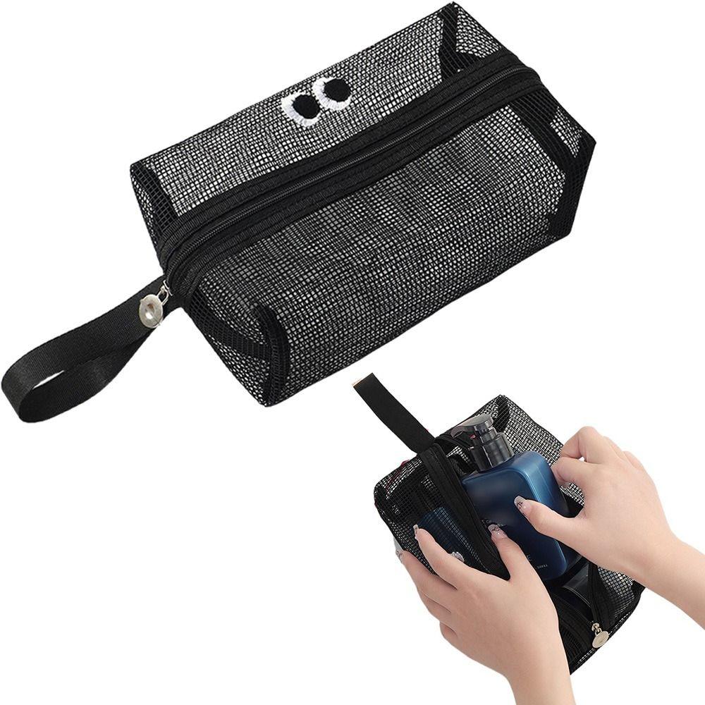 Transparent Big Eyes Mesh Makeup Bag Large Capacity Cartoon Toiletries Organizer Washing зелений
Transparent Big Eyes Mesh Makeup Bag Large Capacity Cartoon Toiletries Organizer Washing зелений
