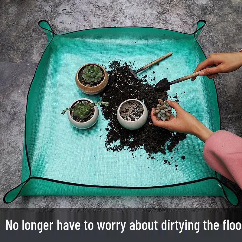 Waterproof Gardening Mat for Repotting and Soil Mixing: Perfect for Succulents and Green Plants 50x50 cm
Waterproof Gardening Mat for Repotting and Soil Mixing: Perfect for Succulents and Green Plants 50x50 cm