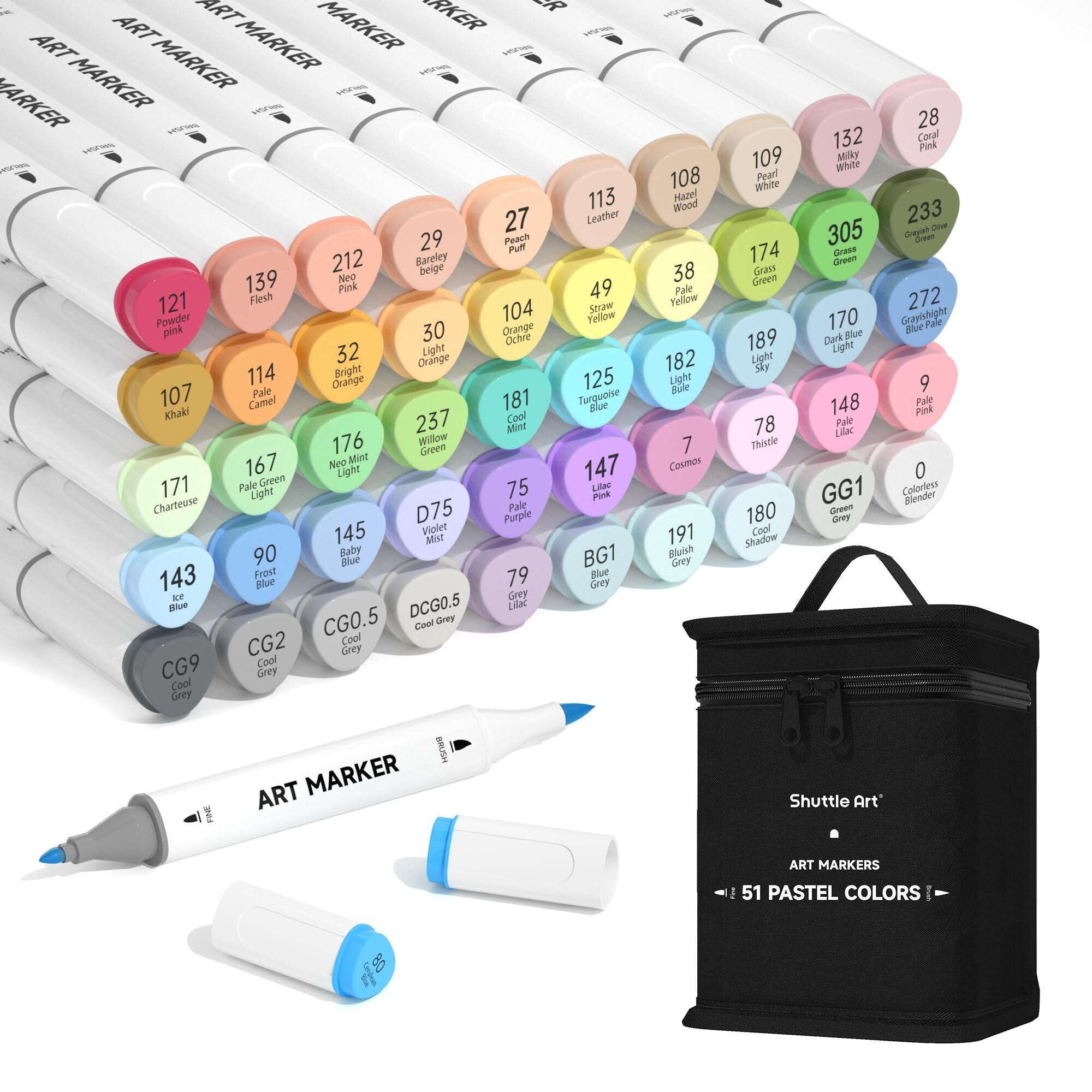 Shuttle Art Кисть для иллюстраций Пастельная кисть и Тонкий спиртовой маркер Тонкий маркер для раскрашивания Искусство Подарок для взрослых и детей Маркеры, Набор из 50 цветов, Тип, Цвета,
Shuttle Art Кисть для иллюстраций Пастельная кисть и Тонкий спиртовой маркер Тонкий маркер для раскрашивания Искусство Подарок для взрослых и детей Маркеры, Набор из 50 цветов, Тип, Цвета,
