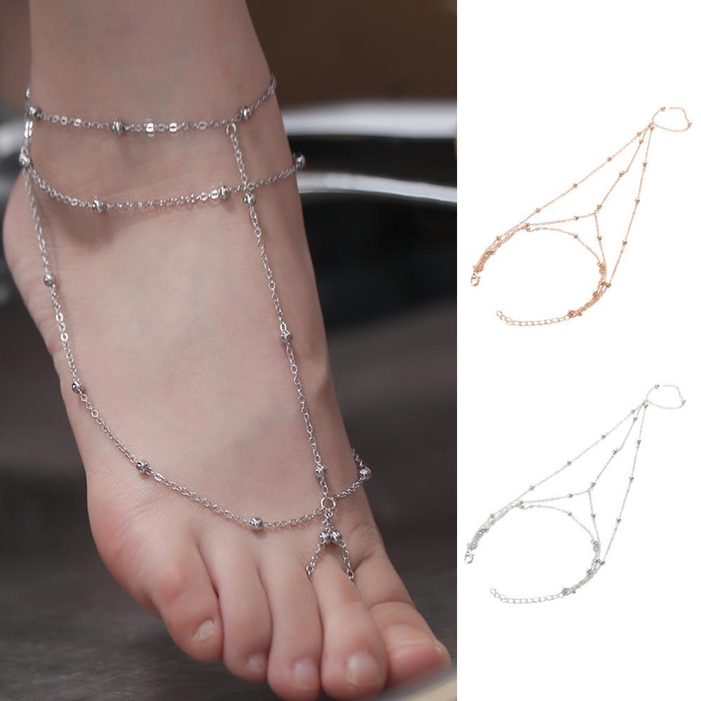 Multilayer Mesh Tassel Toe Anklet Beads Foot Jewelry Court Style Anklet Bracelet Decoration золотий
Multilayer Mesh Tassel Toe Anklet Beads Foot Jewelry Court Style Anklet Bracelet Decoration золотий