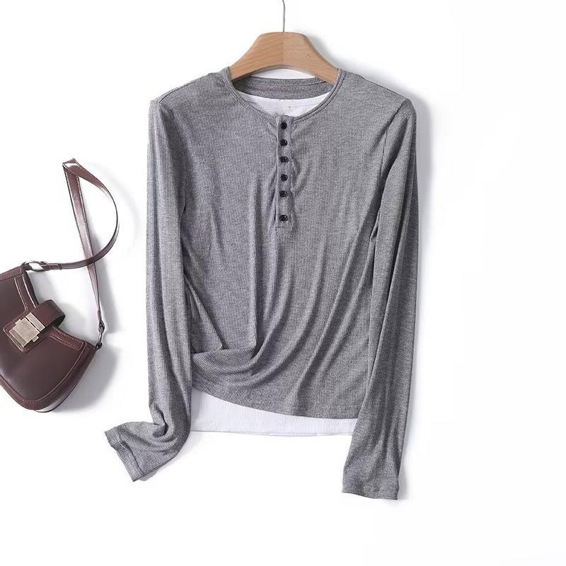 Spring Women s Two-Piece Style Round Neck Long Sleeve T-Shirt - BM&MD&ZA S сірий колір
Spring Women s Two-Piece Style Round Neck Long Sleeve T-Shirt - BM&MD&ZA S сірий колір
