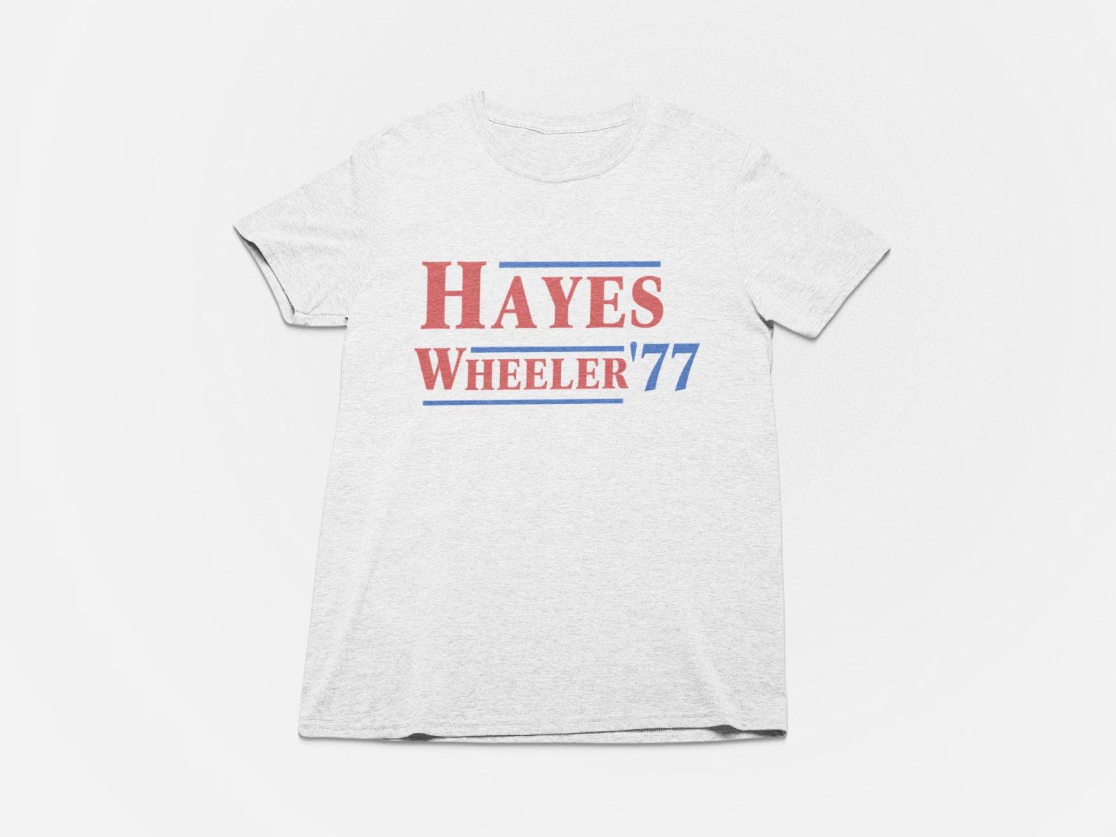 Rutherford B. Hayes and William A. Wheeler (1877-1881) Tshirt 2XL
Rutherford B. Hayes and William A. Wheeler (1877-1881) Tshirt 2XL