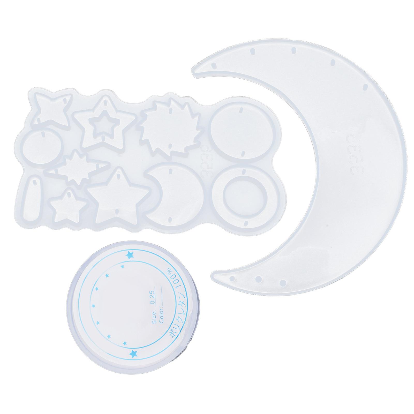 2pcs Resin Molds Durable Reusable Perforated Design Silicone Molding for Pendant with Fishing Line
2pcs Resin Molds Durable Reusable Perforated Design Silicone Molding for Pendant with Fishing Line
