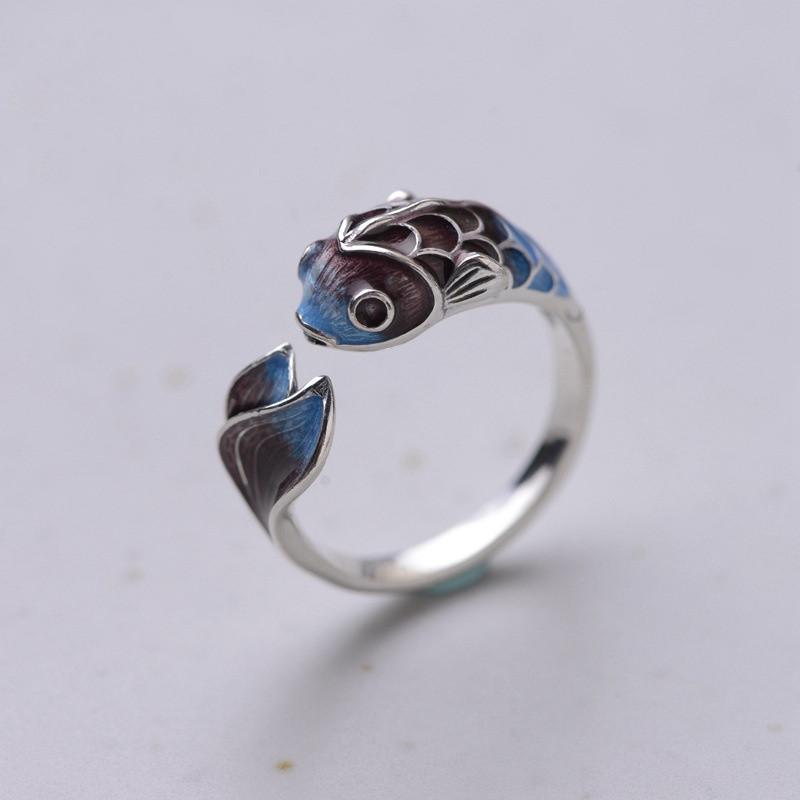 Винтажное открытое кольцо Lucky Koi Fish Cyprinoid для женщин, модные серебряные медные металлические женские кольца, вечерние ювелирные изделия, подарки
Винтажное открытое кольцо Lucky Koi Fish Cyprinoid для женщин, модные серебряные медные металлические женские кольца, вечерние ювелирные изделия, подарки