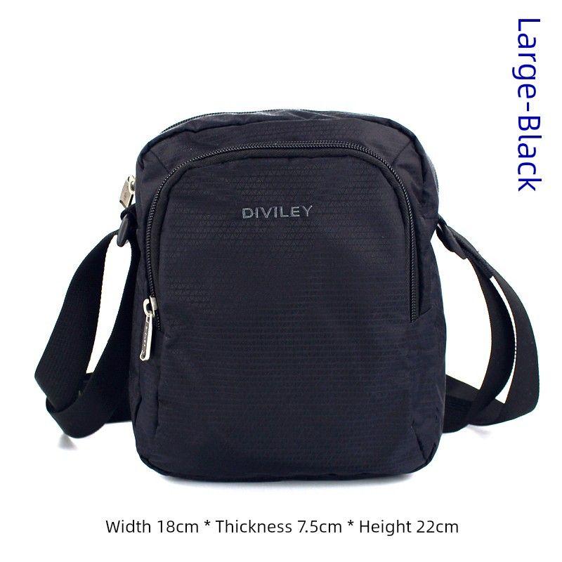 Leopard Mini Casual Sports Nylon Shoulder Messenger Bag Large-Black
Leopard Mini Casual Sports Nylon Shoulder Messenger Bag Large-Black