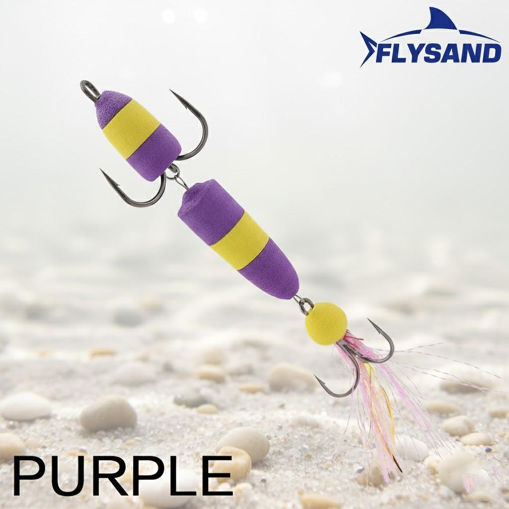 Fishing Soft Bait Bass Lure Swimming Minnow Floating Foam Swivel 10cm 5g Multicolor Popper for Freshwater and Saltwater Fishing фіолетовий
Fishing Soft Bait Bass Lure Swimming Minnow Floating Foam Swivel 10cm 5g Multicolor Popper for Freshwater and Saltwater Fishing фіолетовий