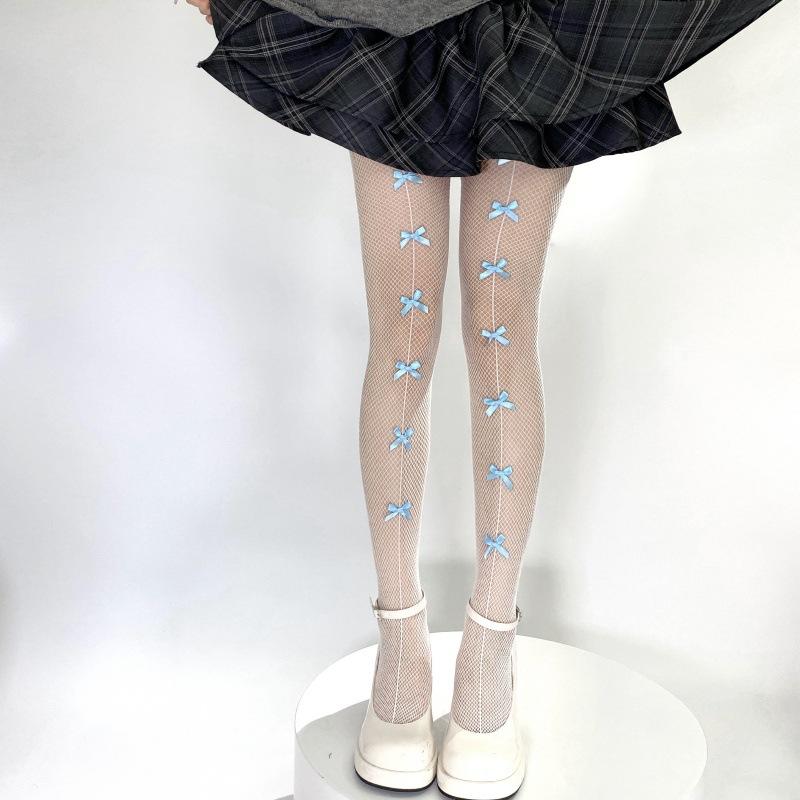 Tide Black Silk Stockings Bow Stockings Jk Black Two-Wear Fishnet Socks Sexy Thin Bottom Pantyhose One size
Tide Black Silk Stockings Bow Stockings Jk Black Two-Wear Fishnet Socks Sexy Thin Bottom Pantyhose One size