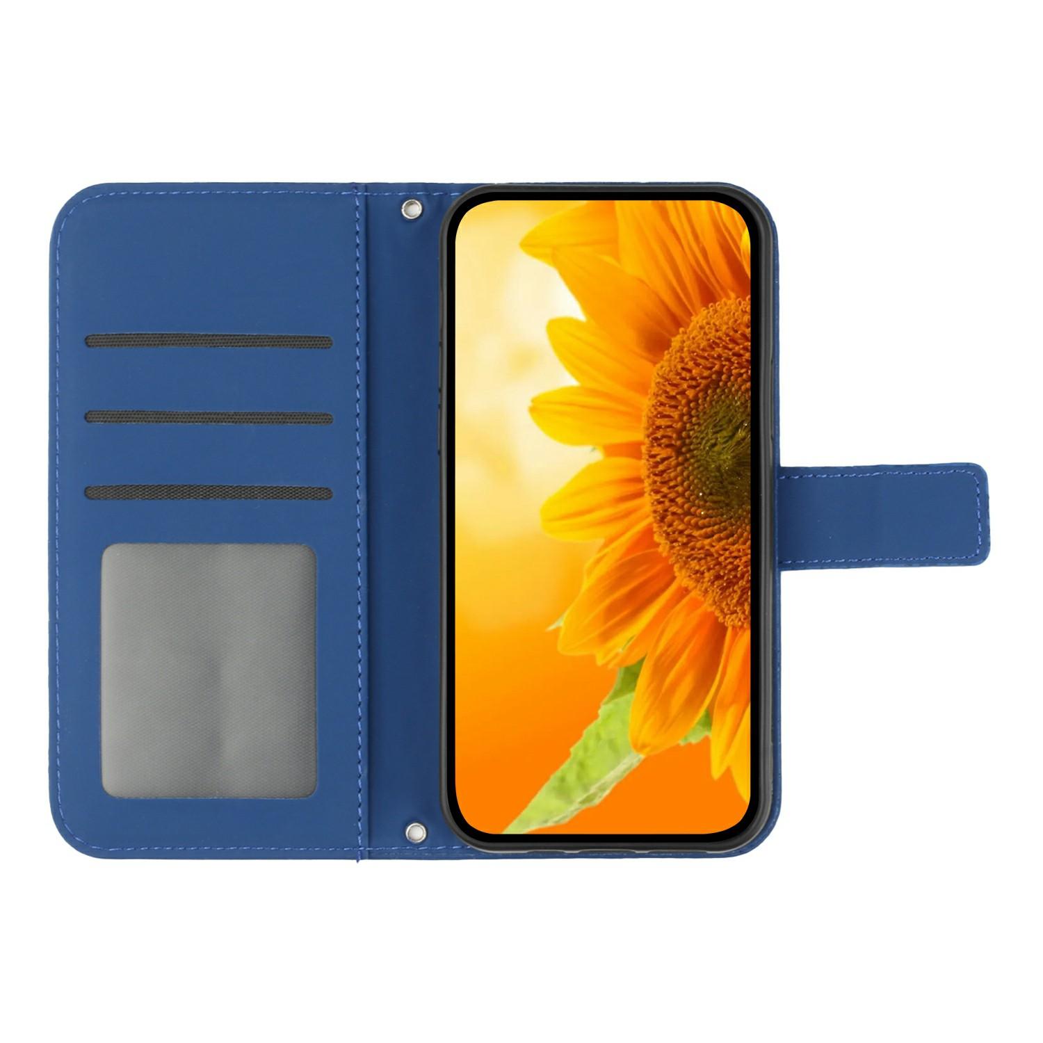 HT04 For Motorola Moto G35 5G Case Sunflower Imprint Leather Wallet Phone Cover with Wrist Strap Sapphire
HT04 For Motorola Moto G35 5G Case Sunflower Imprint Leather Wallet Phone Cover with Wrist Strap Sapphire