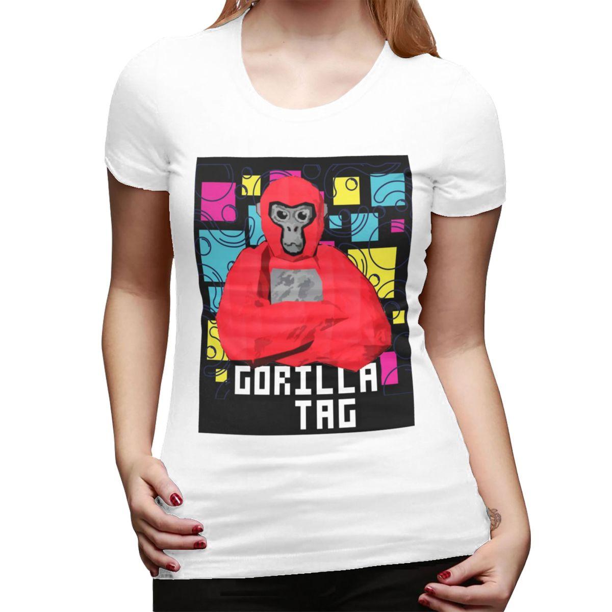Gorilla Tag Cools Red TShirt for Women Round Neck Streetwear T Shirts Womens Tees Short Summer Clothes Tops S
Gorilla Tag Cools Red TShirt for Women Round Neck Streetwear T Shirts Womens Tees Short Summer Clothes Tops S