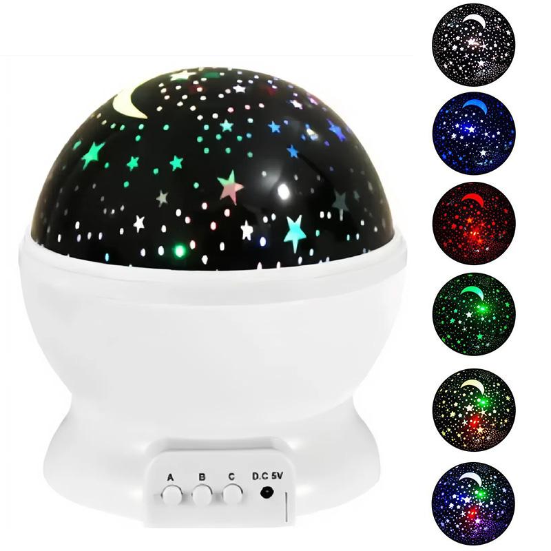 Вращающийся звездный светильник Star Sky, атмосферный светильник, детский подарок, диско-шар, светодиодная подсветка, неоновый проектор для украшения детской комнаты WHITE&0-5W
Вращающийся звездный светильник Star Sky, атмосферный светильник, детский подарок, диско-шар, светодиодная подсветка, неоновый проектор для украшения детской комнаты WHITE&0-5W