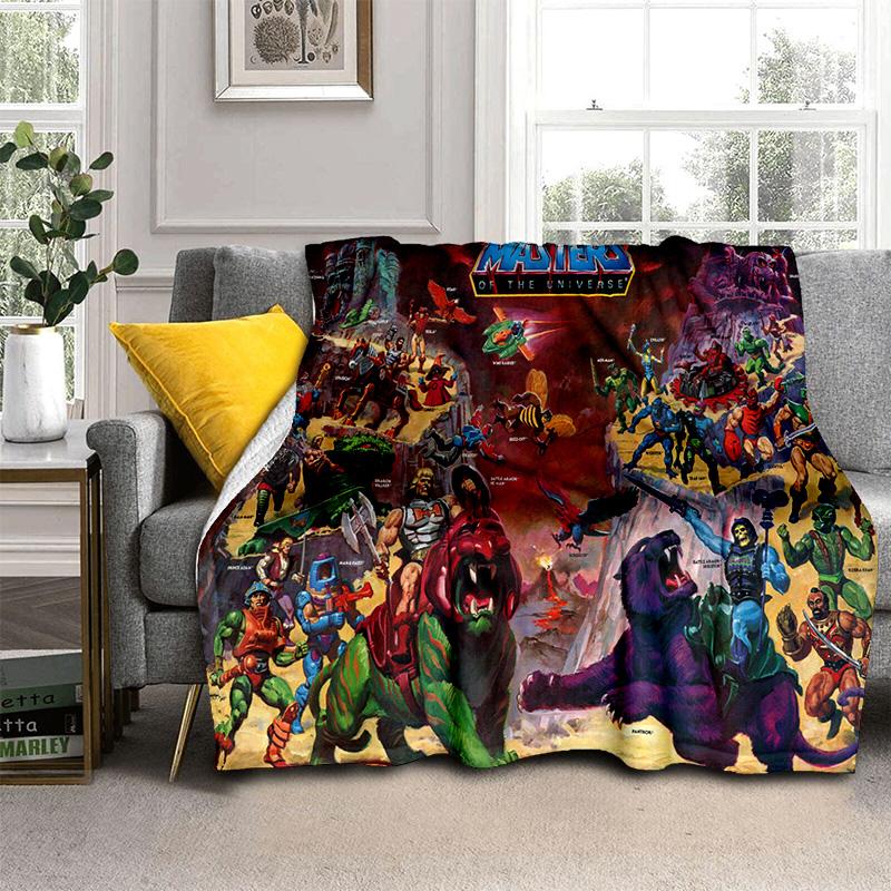 Ковдра з мультфільму He Man Masters of the Universe, м’яка ковдра для дому, спальні, ліжка, дивана, пікніка, подорожей, офісної ковдри 100cm x 150cm
Ковдра з мультфільму He Man Masters of the Universe, м’яка ковдра для дому, спальні, ліжка, дивана, пікніка, подорожей, офісної ковдри 100cm x 150cm
