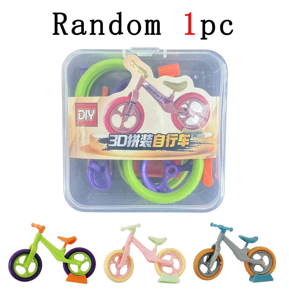 Diy Children S Mini Assembled Balanced Bicycle Model Toy Puzzle Stress Reducing Simulation Bicycle Ornament Small Gift (As shown-10559)-
Diy Children S Mini Assembled Balanced Bicycle Model Toy Puzzle Stress Reducing Simulation Bicycle Ornament Small Gift (As shown-10559)-