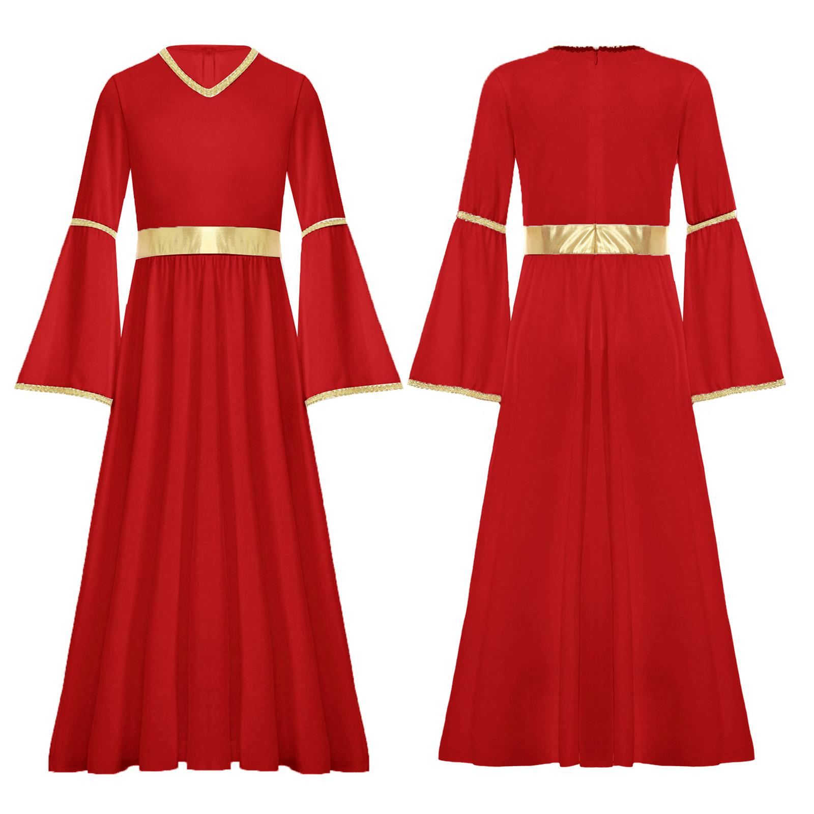 Костюм Ангела для дівчинки, сукня печворк з золотою обробкою та довгими рукавами, з пір яними аксесуарами для небесних косплей-виступів 5-6 Years червоний
Костюм Ангела для дівчинки, сукня печворк з золотою обробкою та довгими рукавами, з пір яними аксесуарами для небесних косплей-виступів 5-6 Years червоний