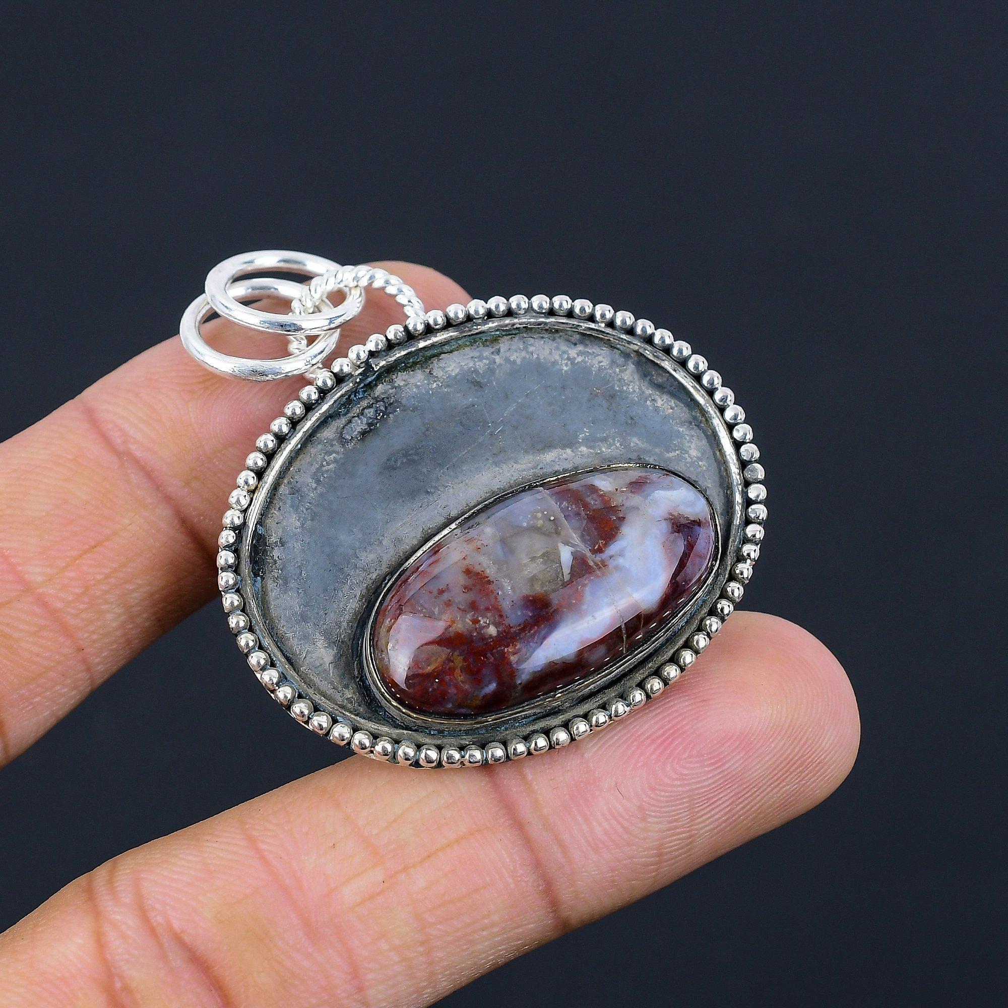 Rainbow Jasper Gemstone Sister Anniversary Pendant Jewelry 925 Sterling Silver
Rainbow Jasper Gemstone Sister Anniversary Pendant Jewelry 925 Sterling Silver