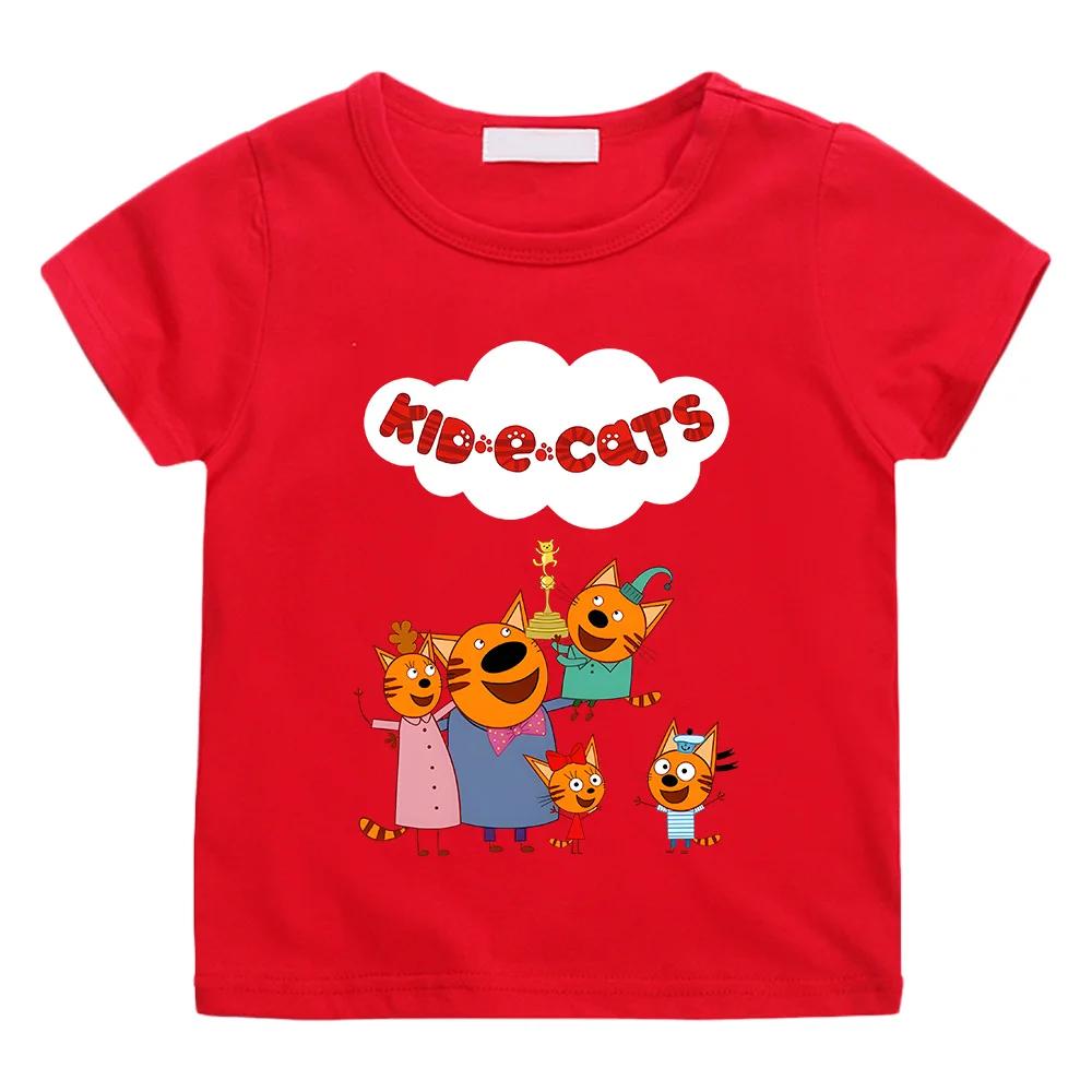 Kid-E-Cats Cartoon Cotton T-shirts Funny Cat Family Tee-shirt Russian Three Cats Tops Children Short Sleeve Breathable Tshirts Tee 100 красный
Kid-E-Cats Cartoon Cotton T-shirts Funny Cat Family Tee-shirt Russian Three Cats Tops Children Short Sleeve Breathable Tshirts Tee 100 красный