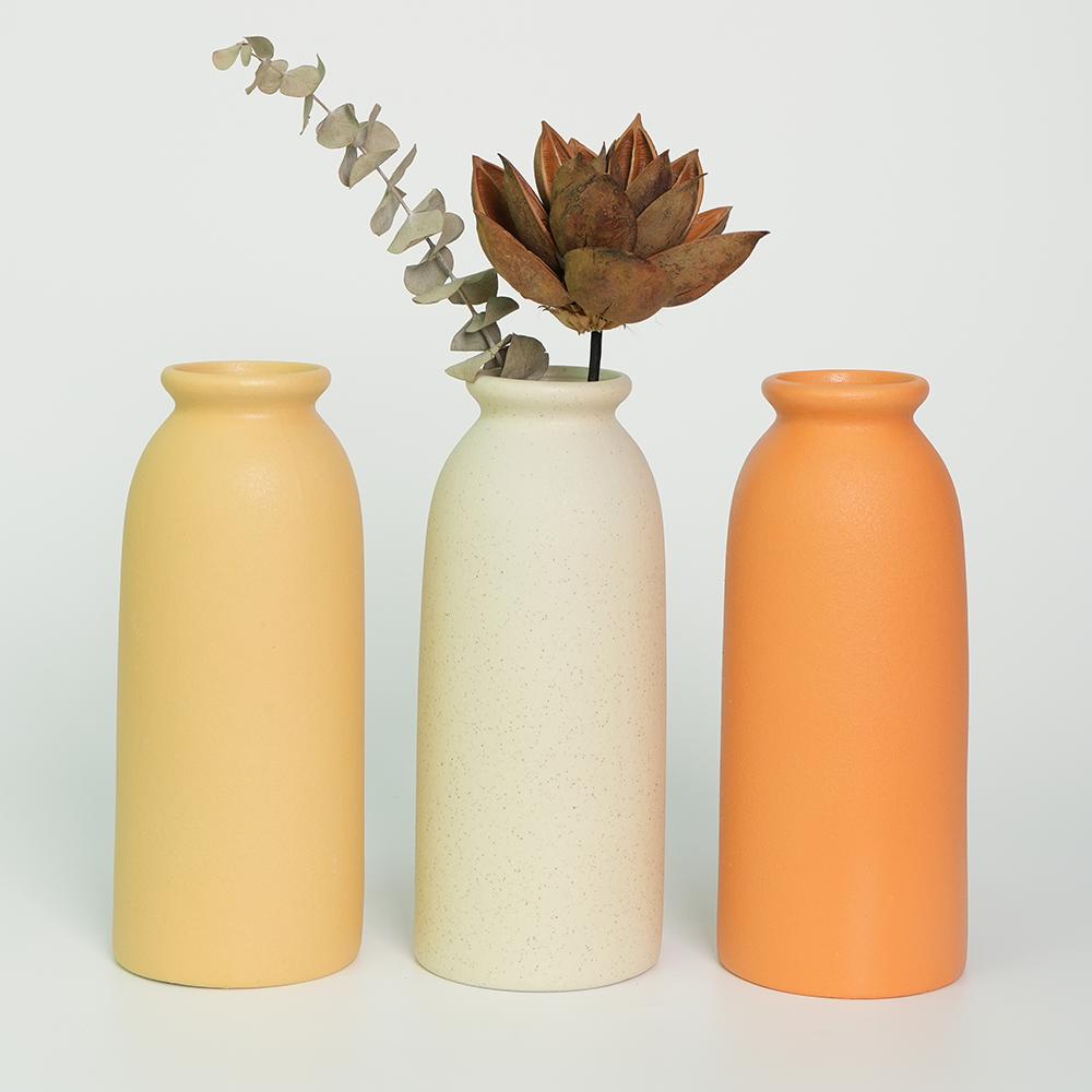 Ceramic vase 3 Piece Set, Small Flower vase for Home Decoration, Modern Farmhouse Decoration, Living Room,Table Shelf, Centerpie
Ceramic vase 3 Piece Set, Small Flower vase for Home Decoration, Modern Farmhouse Decoration, Living Room,Table Shelf, Centerpie