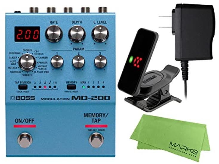 BOSS - EffectorModulation MD-200 + Genuine AC Adapter PSA-100S2 + KORG Pitchclip 2 PC-2 + Marks Original Cross Set
BOSS - EffectorModulation MD-200 + Genuine AC Adapter PSA-100S2 + KORG Pitchclip 2 PC-2 + Marks Original Cross Set
