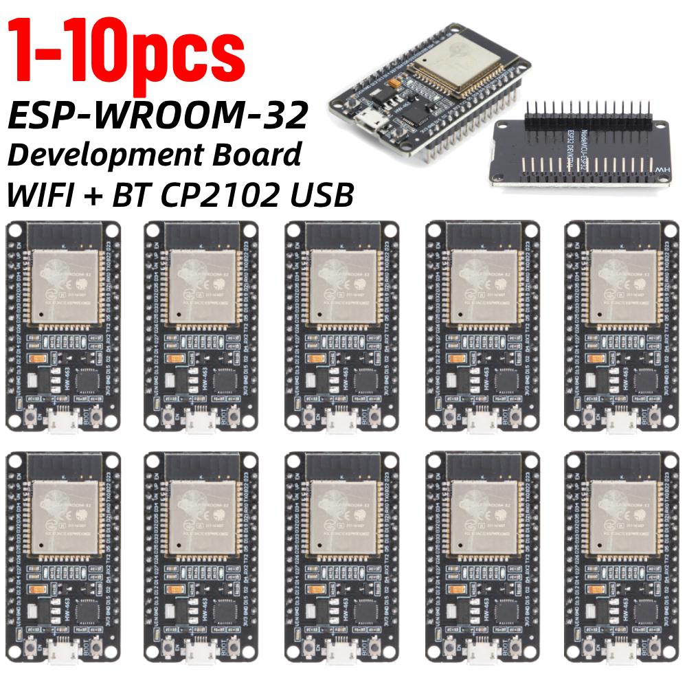 ESP-32S CPU Development Board ESP-WROOM-32 ESP32 WiFi+Bluetooth Ultra-Low Power Dual Core CP2102 USB 30P Expansion Board 240MHz
ESP-32S CPU Development Board ESP-WROOM-32 ESP32 WiFi+Bluetooth Ultra-Low Power Dual Core CP2102 USB 30P Expansion Board 240MHz