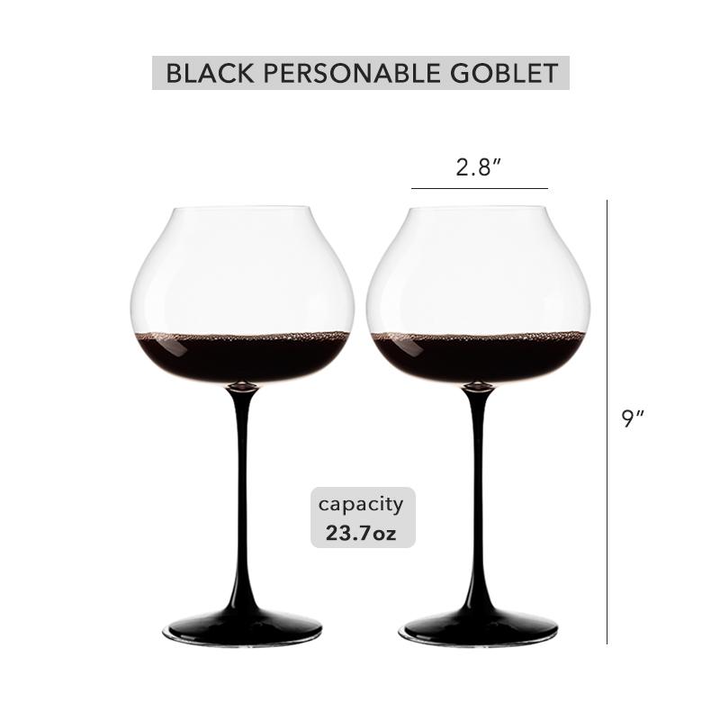 Чорні ультратонкі келихи для червоного вина, видуті вручну, з довгою ніжкою. Кришталевий бокал для вина без свинцю. Унікальний подарунок на весілля
Чорні ультратонкі келихи для червоного вина, видуті вручну, з довгою ніжкою. Кришталевий бокал для вина без свинцю. Унікальний подарунок на весілля
