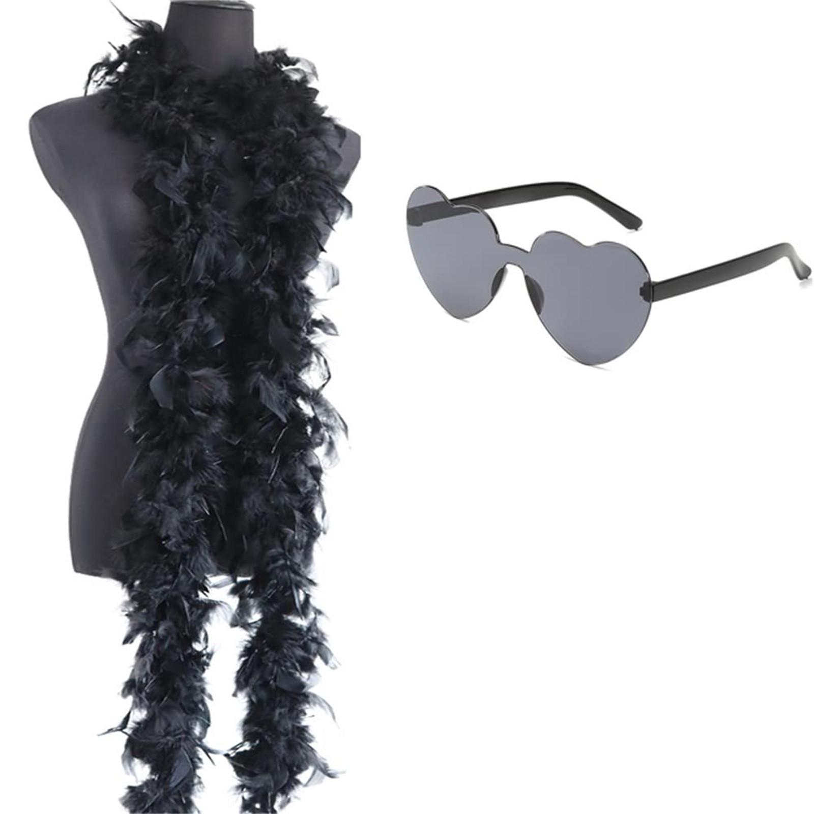 Боа из перьев с солнцезащитными очками без оправы в виде сердечка — боа из перьев 2 м/6,6 фута для женщин — идеально подходит для танцев, свадьбы, вечеринки, косплея One Size
Боа из перьев с солнцезащитными очками без оправы в виде сердечка — боа из перьев 2 м/6,6 фута для женщин — идеально подходит для танцев, свадьбы, вечеринки, косплея One Size