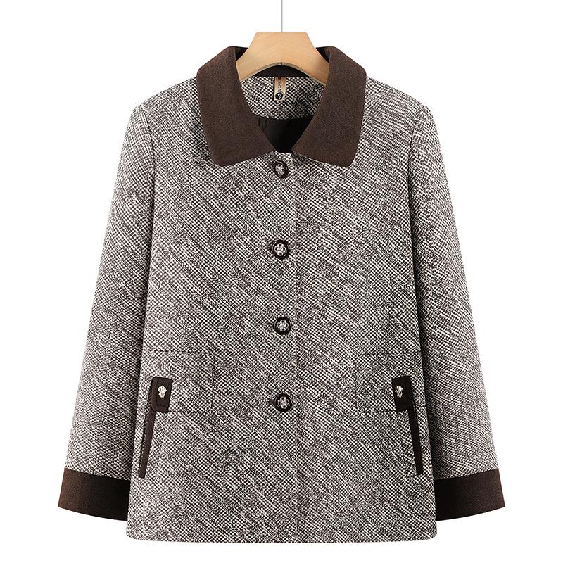 Stylish Long-Sleeve Lapel Jacket for Elderly Women & Mother-in-Law XL (Recommended for 90-105 jin) серый
Stylish Long-Sleeve Lapel Jacket for Elderly Women & Mother-in-Law XL (Recommended for 90-105 jin) серый