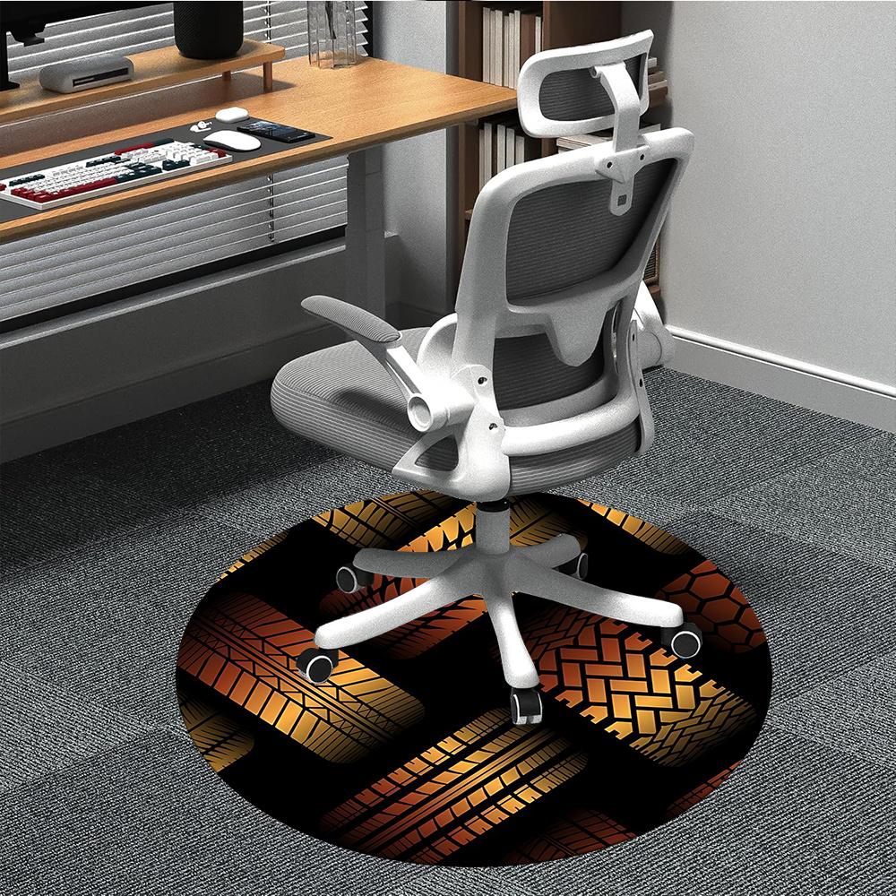 1pc Tire Tracks Office Round Area Rug, Indoor Mat Suitable ForOffice, Under Office Chairs Bedroom Living Room Home Decor, Room Decot038 80cm by 80cm
1pc Tire Tracks Office Round Area Rug, Indoor Mat Suitable ForOffice, Under Office Chairs Bedroom Living Room Home Decor, Room Decot038 80cm by 80cm