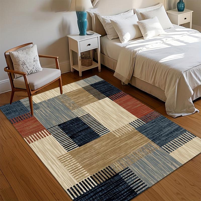 Modern Nordic Area Rug Geometric Striped Patchwork Decorative Carpet for Wabi Sabi Home Decor Non-Slip Washable Floor Mat 40x60CM
Modern Nordic Area Rug Geometric Striped Patchwork Decorative Carpet for Wabi Sabi Home Decor Non-Slip Washable Floor Mat 40x60CM