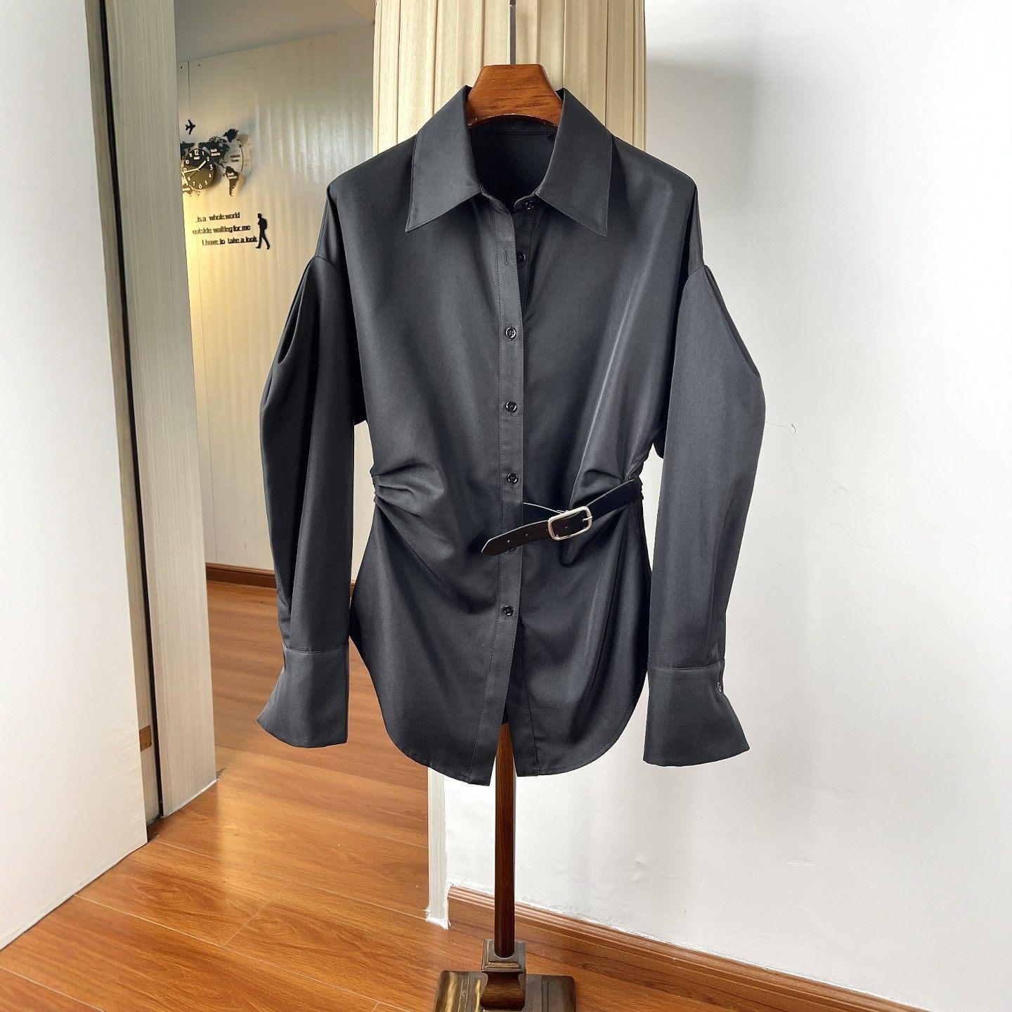 Women s French Slim Fit Cropped Shirt - Light, Long Sleeve, Waist-Cinched, Drop Shoulder, Stylish Spring Top Small чёрный
Women s French Slim Fit Cropped Shirt - Light, Long Sleeve, Waist-Cinched, Drop Shoulder, Stylish Spring Top Small чёрный