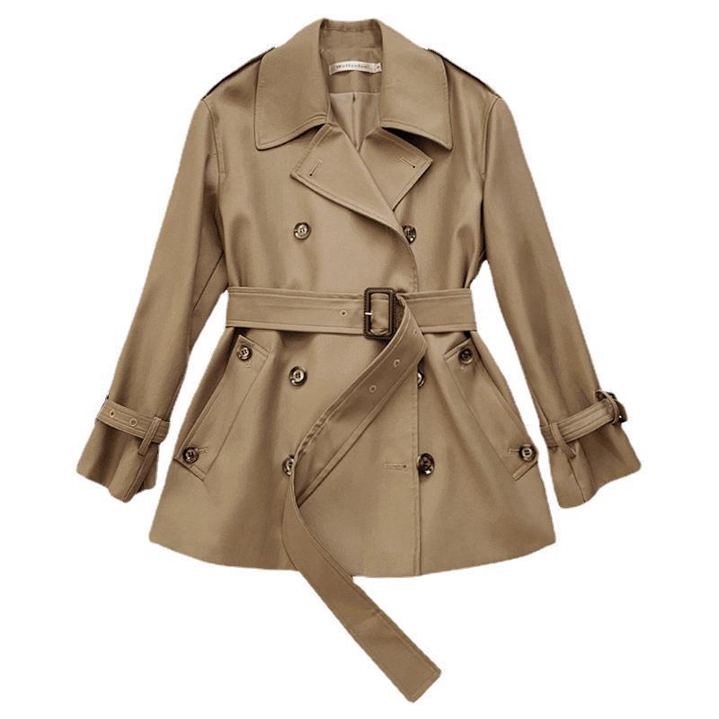 High-quality trench coat women s new spring and autumn short, small spring thin coat trendy women s clothing S хакі
High-quality trench coat women s new spring and autumn short, small spring thin coat trendy women s clothing S хакі
