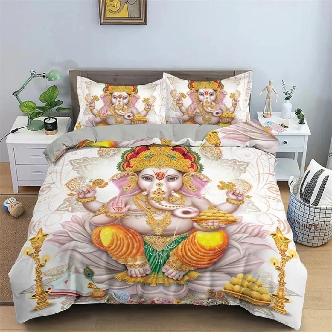 Comforter Indian Elephant Lord Ganesha Bedding Set Bohemia Mandala Comforter King For Boys Girls Room Decor Comforter (quilt)-EU Single(135*200cm)3pcs
Comforter Indian Elephant Lord Ganesha Bedding Set Bohemia Mandala Comforter King For Boys Girls Room Decor Comforter (quilt)-EU Single(135*200cm)3pcs
