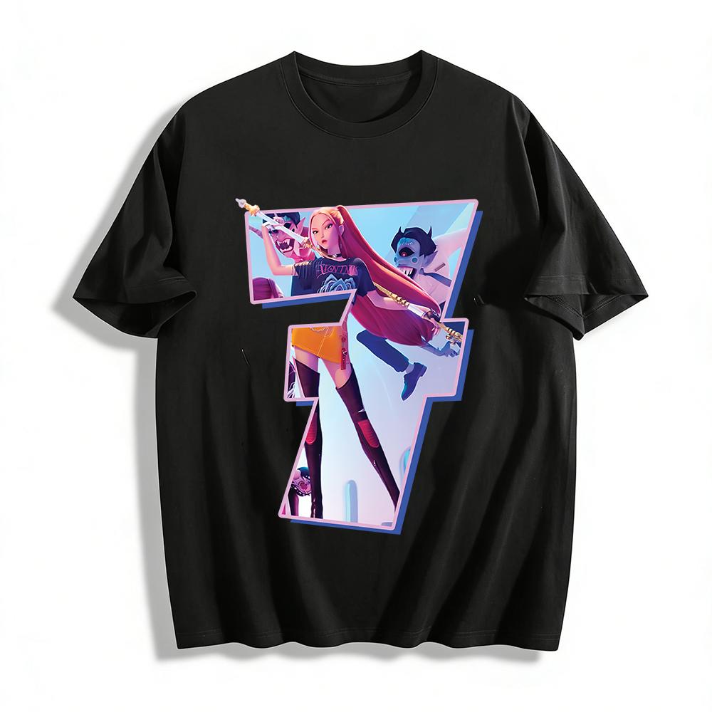Trendy Anime Cool Girl Demon Slayer Print Short Sleeve T-Shirt Street Style Loose Casual Unisex Top Pure cotton T-shirt XXS
Trendy Anime Cool Girl Demon Slayer Print Short Sleeve T-Shirt Street Style Loose Casual Unisex Top Pure cotton T-shirt XXS