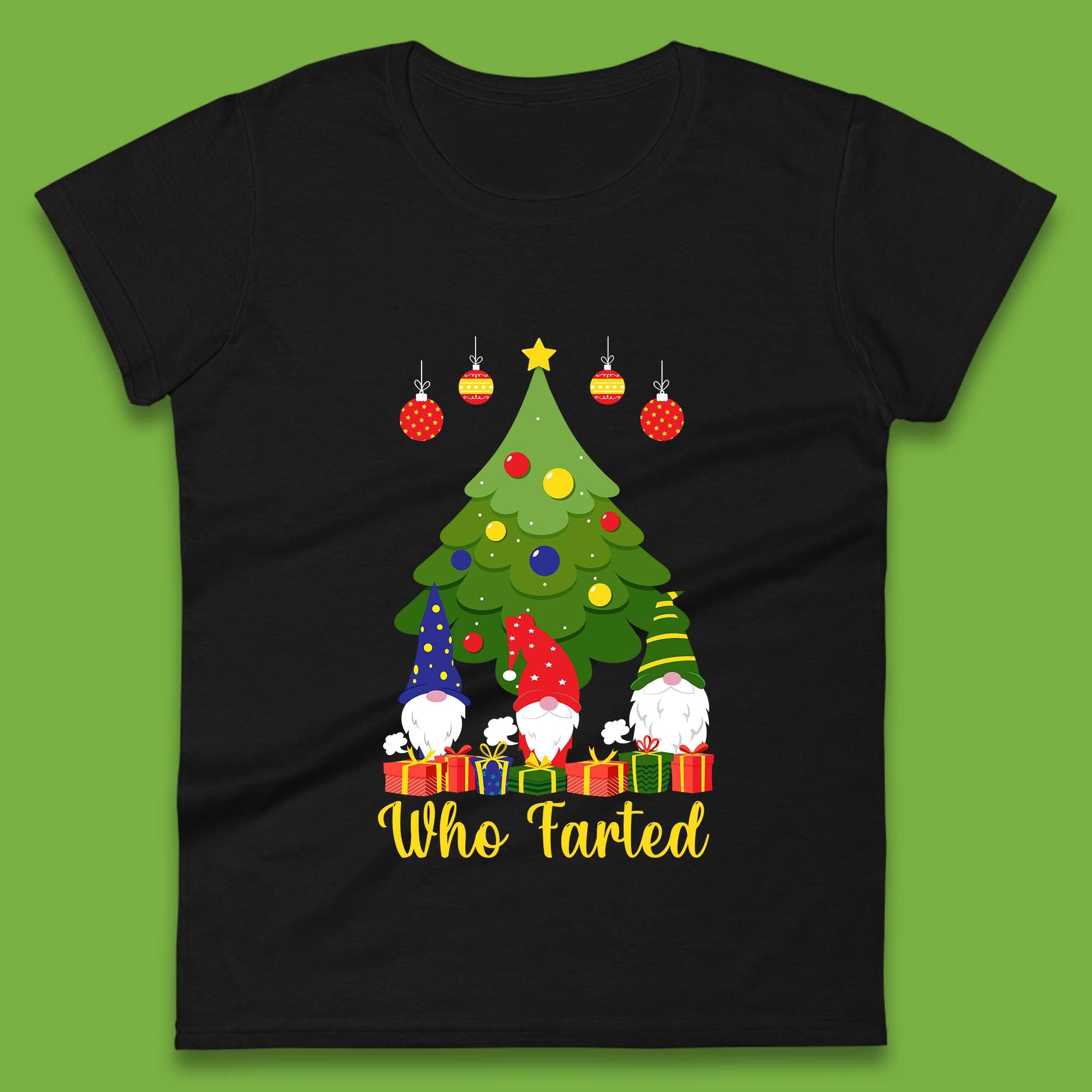 Christmas Womens T Shirt Mens Tops Tees Unisex Who Farted Christmas Gnomes Funny Top S
Christmas Womens T Shirt Mens Tops Tees Unisex Who Farted Christmas Gnomes Funny Top S