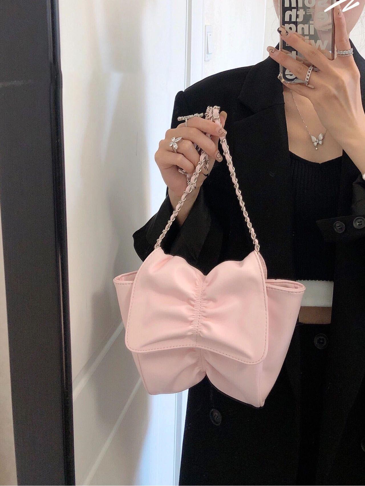 Нишевый дизайн бант изысканная сумка женская сезонная повседневная сумка через плечо для девушек маленькая свежая женская сумка с цепочкой розовый
Нишевый дизайн бант изысканная сумка женская сезонная повседневная сумка через плечо для девушек маленькая свежая женская сумка с цепочкой розовый