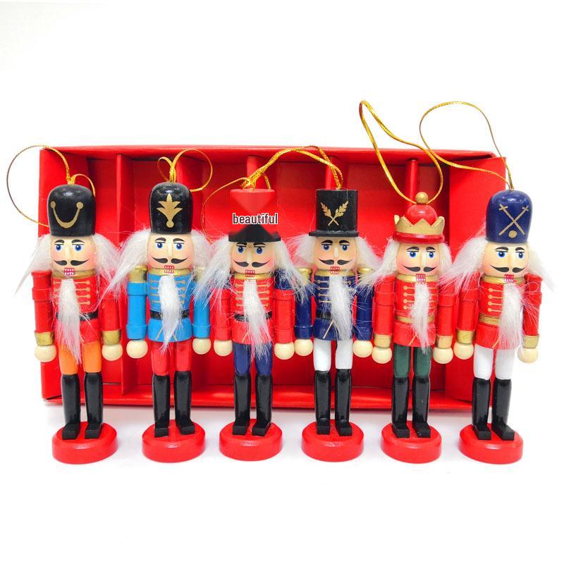 Wooden 12cm Nutcracker Soldier Christmas Ornament
Wooden 12cm Nutcracker Soldier Christmas Ornament