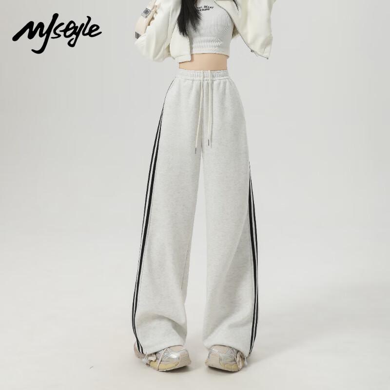 Женские спортивные брюки-джоггеры в полоску с высокой посадкой в стиле MJ L
Женские спортивные брюки-джоггеры в полоску с высокой посадкой в стиле MJ L